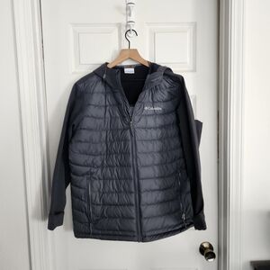 Columbia Men's Gray Hooded Jacket